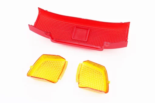 Honda LEAD AF-20 "скло"- стопа, червоне + поворотів, жовті к-кт 3шт, FIX-329367