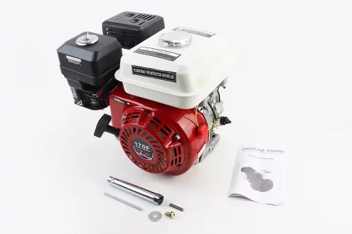 Двигун мотоблочний у зборі, вал шпонка D-20mm, 7,0л.с. 170F, фільтр поролоновий, FIX-601257