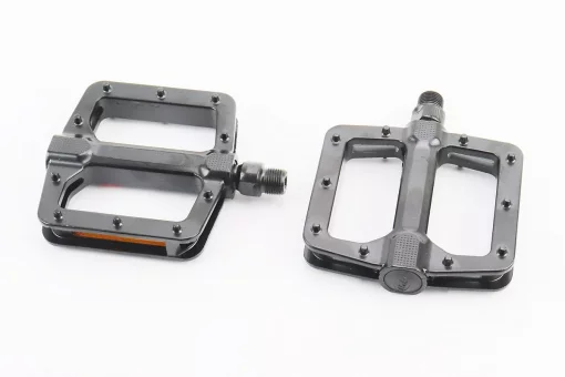 Педали MTB широкие 9/16" (110x102x22mm) алюминиевые, чёрные NWL-303, FIX-411116