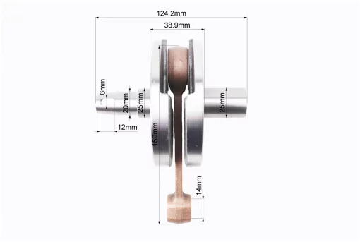 Коленвал лев./пр. (втулка) Юпитер, FIX-342032