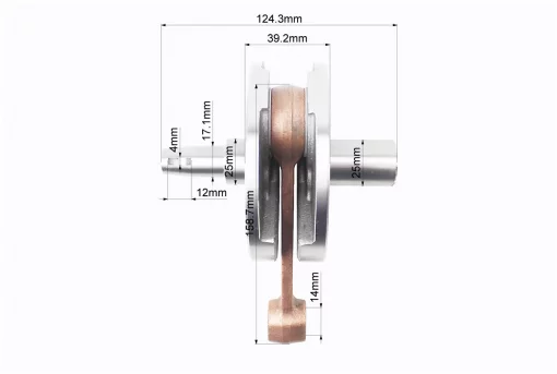 Коленвал лев./пр. (втулка) Юпитер, FIX-342032