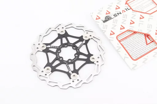 Гальмівний диск 180мм, кріпл. 6 болтів, на алюмінієвому павуку, чорний FD-01, FIX-403381