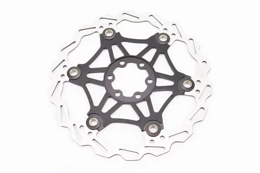 Гальмівний диск 180мм, кріпл. 6 болтів, на алюмінієвому павуку, чорний FD-01, FIX-403381