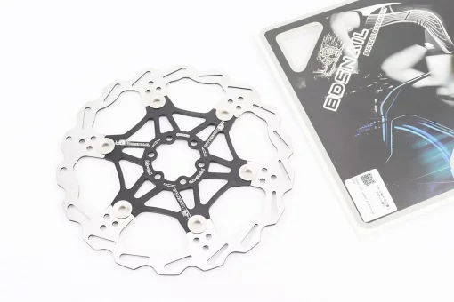 Тормозной диск 203мм, крепл. 6 болтов, на алюминиевом пауке, чёрный FD-01, FIX-403383