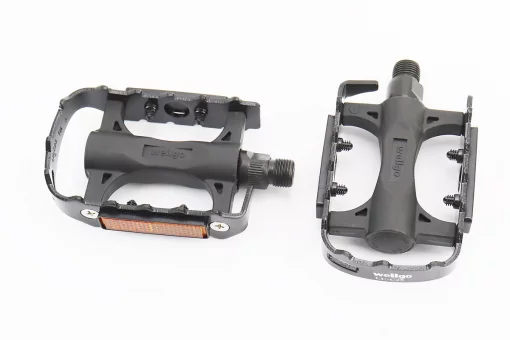 Педалі MTB 9/16" (106x64.5x28.5mm) пластико-алюмінієві, чорні LU-C25, FIX-411133