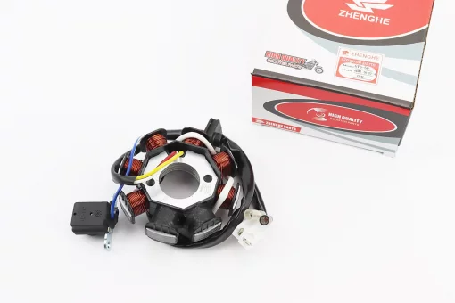 Статор магнето (генератора) (8 катушек разъем "мама 2 + 2") высота 28мм, тип 1, FIX-349329