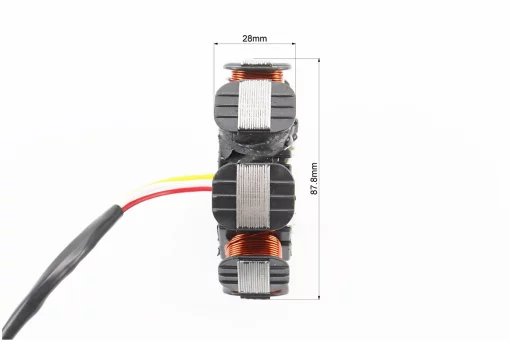 Статор магнето (генератора) (8 катушек разъем "мама 2 + 2") высота 28мм, тип 1, FIX-349329