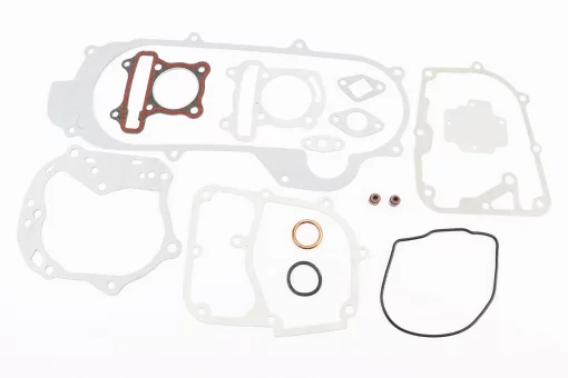 Прокладки двигателя 80cc-47мм, к-кт 15 деталей, короткий вариатор, тип2, FIX-349503