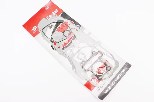 Прокладки двигателя 80cc-47мм, к-кт 15 деталей, короткий вариатор, тип2, FIX-349503