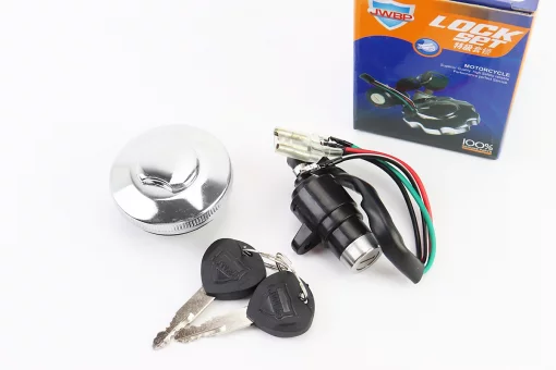 Замки комплект (зажигание, крышка бака круглая), FIX-357402