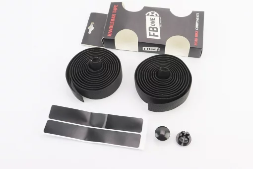 Обмотка ROAD руля 30*1900мм, с самоклеящейся полосой, чёрная PU-T95, FIX-403403