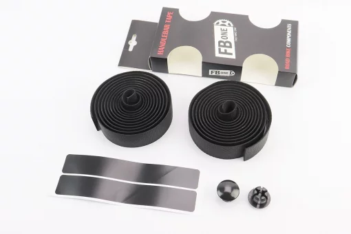 Обмотка ROAD руля 30*1900мм, с самоклеящейся полосой, чёрная PU-T96, FIX-403407