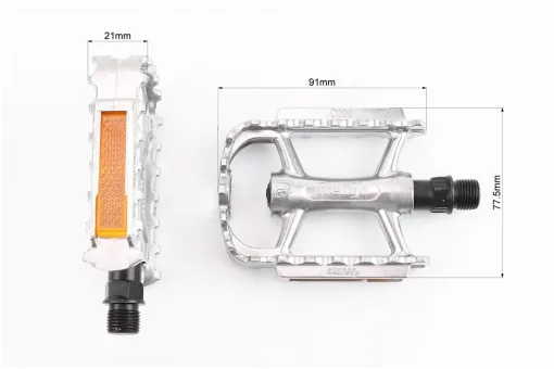 Педалі CITY 9/16" (105x77.5x24mm) алюмінієві, C280DU, FIX-411146