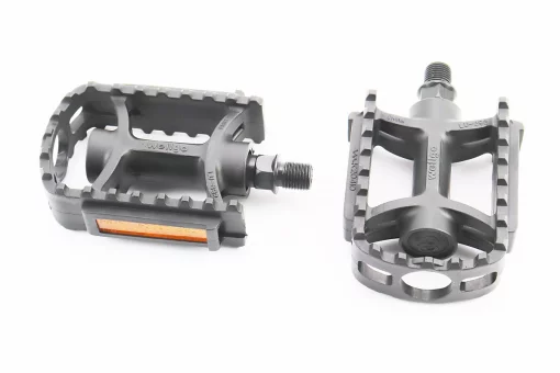 Педали CHILD 1/2" (99x75x31mm) пластиковые, чёрные LU-892DU, FIX-411150