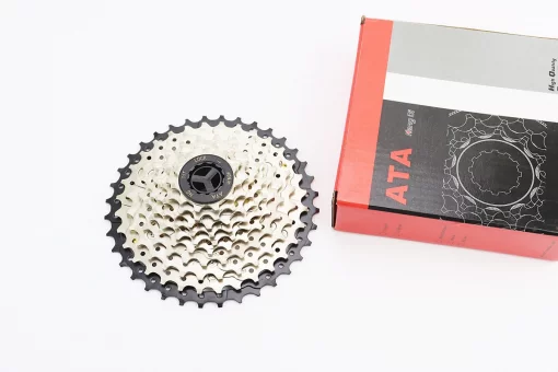 Касета 10зв. 11.13.15.17.19.21.24.28.32.36Т (трансмісія 3х10), сріблясто-чорна KDF-CS1036A, FIX-411154