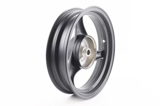 Диск задний литой MT2,50x12 Z19 для 4Т (бараб. торм., d-110мм) "3 луча" чёрный, FIX-999230