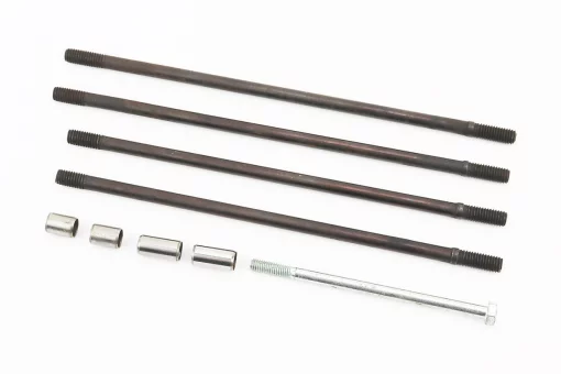 Шпилька цилиндра к-кт 4шт (2шт - 215мм, 2шт - 225мм) + втулки + болт CB-125cc, FIX-321106