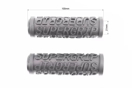 Ручки керма 100мм, чорні PVC-111B, FIX-403429