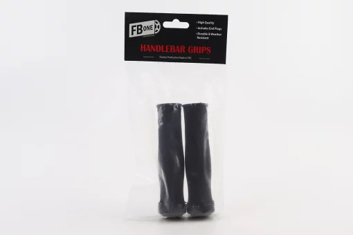 Ручки керма 130мм з затискачем Lock-On, чорні TPE-187A, FIX-403444