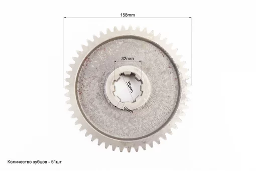 Шестерня полуоси (8 шлицов) 101-2 Z-51 (возможен налет), FIX-604200