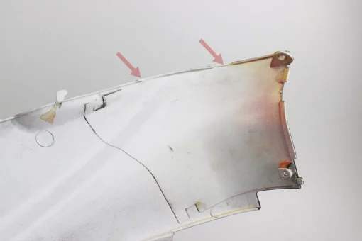 УЦЕНКА Honda DIO AF-34 пластик - к-кт крашеные 5 деталей (голова под диск. тормоз с крышкой лючка), ЧЕРНЫЙ (брак покраски,