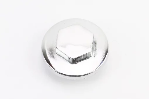 Крышка головки цилиндра где клапан СВ (резьба 35мм), ХРОМОВЫЙ, FIX-321134