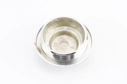 Крышка головки цилиндра где клапан СВ (резьба 35мм), ХРОМОВЫЙ, FIX-321134