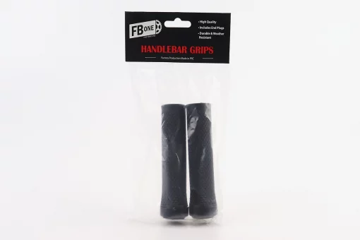 Ручки керма 130мм з затискачем Lock-On, чорні TPE-092, FIX-403447