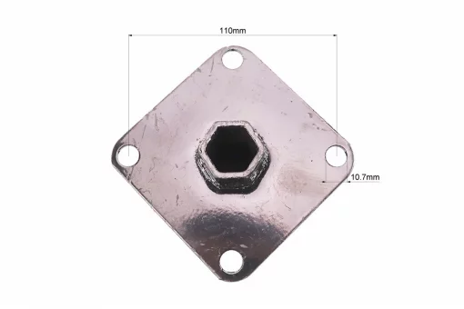 Ступица колеса на вал 23mm, 13см, 4отв.x110mm к-кт 2шт, FIX-601367