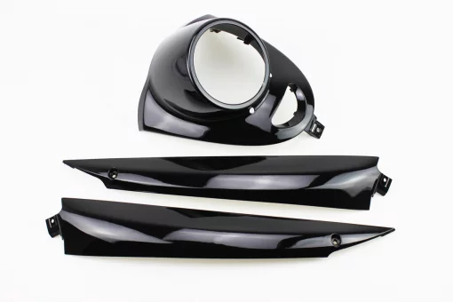 Yamaha VINO SA26 - 4т пластик - к-кт крашеные 8 деталей, ЧЕРНЫЙ, FIX-329631