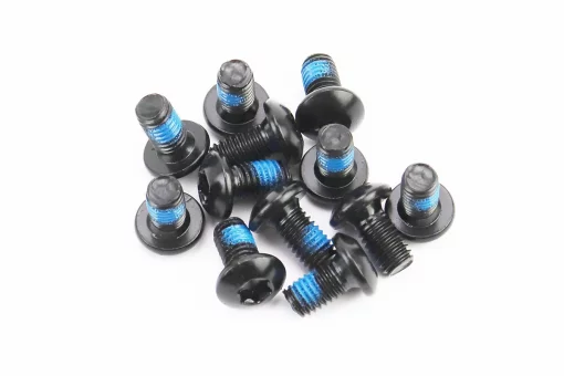 Болт тормозного диска M5x9мм, под шестигранник 4мм, 12шт к-кт, чёрный, FIX-403493