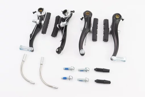 Гальмо V-brake 110мм (2 колеса), алюмінієве, чорне AR-Т210DG, FIX-411214