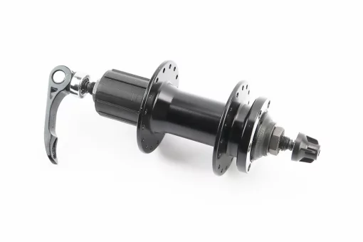 Втулка задняя MTB алюминиевая 14Gx32H под кассету 8-10зв, Disk-brake, крепл. эксцентрик, чёрная KT-MD4R, FIX-411218