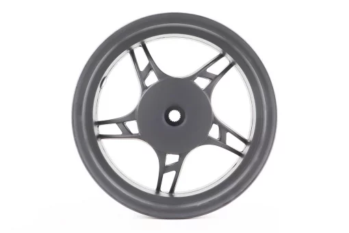 Диск задний литой MT3,50x12 Z19 для 4Т (бараб. торм., d-110мм) "5 лучей" чёрный, FIX-999257