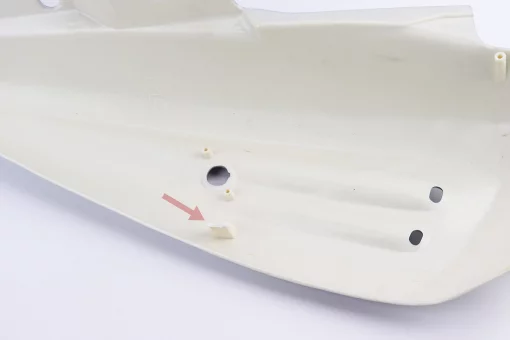 УЦЕНКА RACE пластик - боковой задний левый + правый к-кт, СЕРЫЙ (незначительные царапины, нет одного крепления, см. фото),