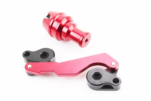 Крашпеди-слайдери (відбійники) універсальні, зі зміщеним кріпленням, ЧЕРВОНИЙ к-кт 2шт, FIX-351191