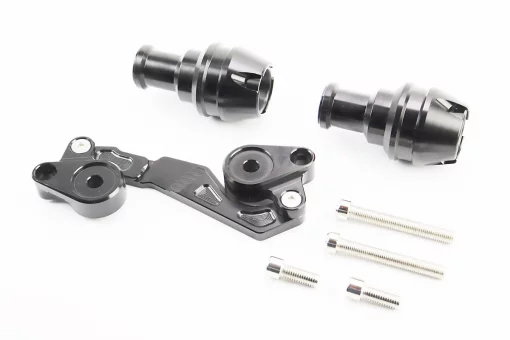 Крашпеди-слайдери (відбійники) універсальні, зі зміщеним кріпленням, ЧОРНИЙ к-кт 2шт, FIX-351192