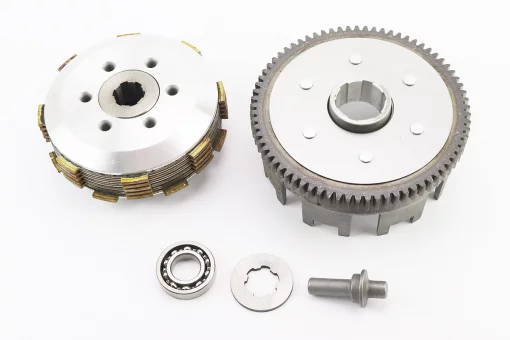 Зчеплення, маховик у зборі (6 болтів, маховик 73T) CB-150/200cc, тип 1, FIX-321198