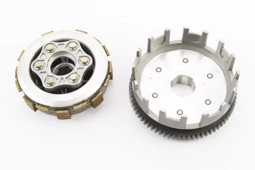 Зчеплення, маховик у зборі (6 болтів, маховик 73T) CB-150/200cc, тип 1, FIX-321198