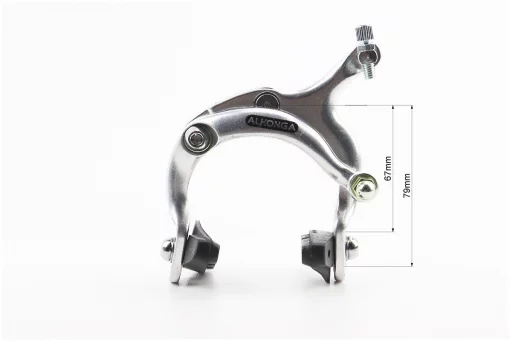 Гальмо ROAD V-brake кліщового типу, переднє+заднє, хід колодки 67-79мм, алюмінієве, HJ-1201AD, FIX-411285