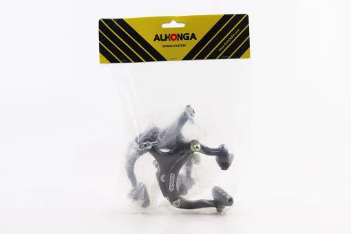 Гальмо ROAD V-brake кліщового типу, переднє+заднє, хід колодки 67-79мм, алюмінієве, чорне HJ-1201AD, FIX-411286