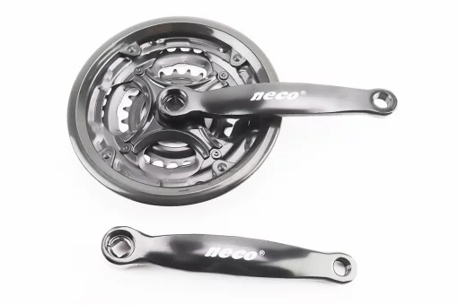 Шатуни "квадрат" 170мм, 42.34.24T MTB, чорні NSS-3001, FIX-411299