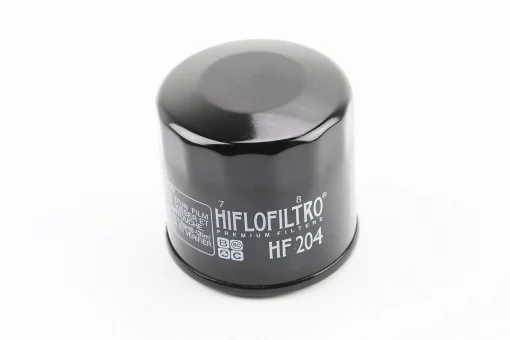 Фильтр масляный HF204 (M20x1,5) Honda CB/CBF 500/600/1000, Kawasaki ZX 600/636, Yamaha YZF-R1/R6, Kawasaki KVF360/650/700, Yamaha