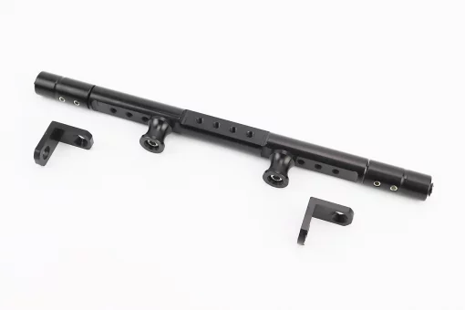 Перемичка керма регульована по довжині з отворами під мото аксесуари 345 - 360 мм, ЧОРНИЙ, FIX-337945