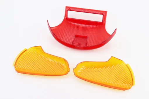 Suzuki LET'S-I/II/III "стекло"- стопа, красное + поворотов, желтые к-кт 3шт, от 5шт -10%, FIX-329685