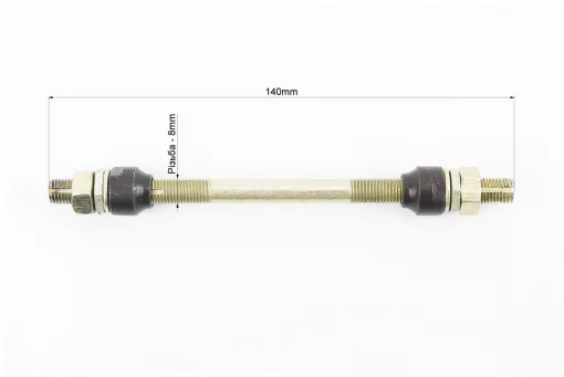 Ось передняя ХВЗ М8х140мм в сборе, жёлтая, FIX-403584