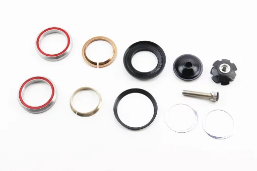 Кермова колонка 1-1/8" (41,8/28,6x41,8/30) безрізьбової вилки, інтегровані, пром-підшипники, чорні H51, FIX-403600