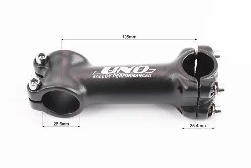 Вынос руля MTB 28,6x25,4х105мм (7&deg;), алюминиевый, чёрный AS-601, FIX-403613