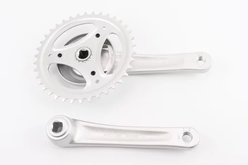 Шатуни "квадрат" 170мм, 38T (1/8") CITY, алюмінієві, сірі NEXUS PRO-A38, FIX-411308