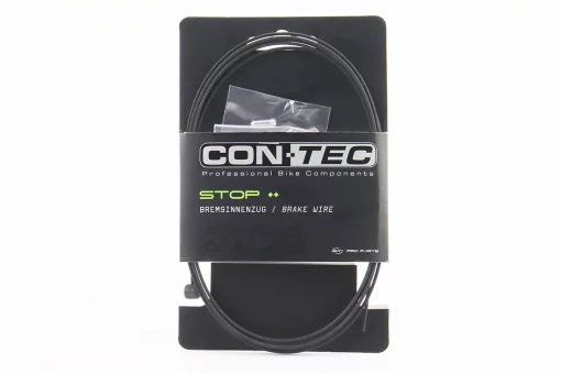 Трос тормозной 1800мм с концевиком, нержавейка, тефлоновое покрытие, чёрный Slick Stainless with Teflon CP-B4, FIX-411317